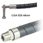 Convoluted Teflon hose